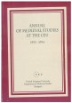 Annual of Medieval Studies at the CEU 1993-1994