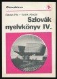 Szlovák nyelvkönyv a gimnázium IV. osztálya számára