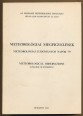 Meteorológiai megfigyelések. Meteorológiai Tudományos Napok '79