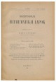 Középiskolai Mathematikai Lapok X. évfolyam, 3. szám, 1902. november