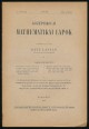 Középiskolai Mathematikai Lapok X. évfolyam, 9. szám, 1903. április