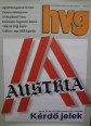 HVG plakát. 2000. február 5. Kérdő jelek. Az EU és az osztrák koalíciós viharok