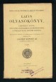Latin olvasókönyv. Cornelius Nepos-, Titus Livius- és Phaedrus-szemelvényekből. A gymnasiumi III. osztály számára
