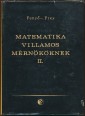 Matematika villamosmérnököknek II.