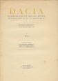 Dacia. Recherches et Découvertes Archéologiques en Roumanie I. 1924 Les fouilles archéologiques de Poiana selei, prés de sarmizegetusa