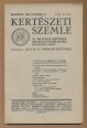 Kertészeti Szemle II. évf., 10. szám, 1930. október 10