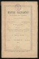 Magyar Igazságügy 22. kötet 6. füzet, 1884. december