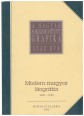 Modern magyar litográfia 1890 - 1930