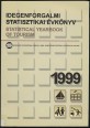 Idegenforgalmi statisztikai évkönyv 1999. Statistical Yearbook of Tourism 1999.