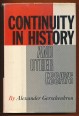 Continuity in History and Other Essays