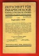 Zeitschrift für Parapsychologie. Vormals Psychische Studien. 4. Jahrgang, 9. Heft 