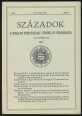 Századok. A Magyar Történelmi Társulat Folyóirata. 129. évf. 1. szám