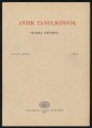 Antik Tanulmányok. Studia Antiqua XXVIII. kötet 1. szám