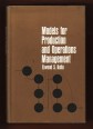 Models for Production and Operations Management