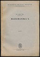 Matematika I., I-II. kötet