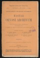 Magyar Orvosi Archivum. XII. kötet, 3. füzet. 1911. június