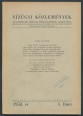 Vízügyi Közlemények 1958. év 1. füzet