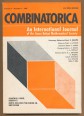 Combinatorica. An International Journal. Volume 7. Number 1. 1987