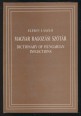 Magyar ragozási szótár. Dictionary of Hungarian Inflections