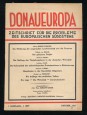 Donaueuropa. Zeitschrift für die Probleme des europäischen Südostens. I. Jahrgang, 3. Heft. Oktober 1941.