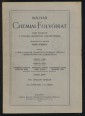 Magyar Chemiai Folyóirat. Havi szaklap a chemiai ismeretek fejlesztésére XL. évfolyam, 1934