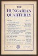The Hungarian Quarterly. The Voice of Free Hungarians. April-July, 1962