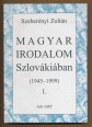 Magyar irodalom Szlovákiában 1945-1999 Portréesszék I.