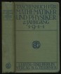 Taschenbuch für Mathematiker und Physiker 2. Jahrgang 1911