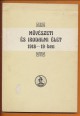 Művészeti és irodalmi élet 1918-19-ben