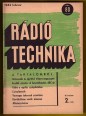 Rádió technika - Műszaki folyóirat. VII. évf. 2. sz.