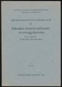 Mai magyar nyelvi gyakorlatok III. Stilisztikai elemzési tájékoztató és szöveggyűjtemény