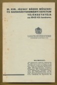 M. kir. József nádor Műszaki és Gazdaságtudományi Egyetem Tájékoztatója az 1942/43. tanévre