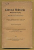 Samuel Heinicke-Jubiläumstagung des Bundes Deutscher Taubstummenleher