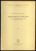 Módszertani útmutató Greschik: Emelőgépek (1959-es kiadású) jegyzetének tanulásához