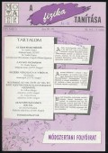 A Fizika Tanítása. Módszertani folyóirat. III. évfolyam, 3. szám. 1995. május