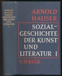 Sozialgeschichte der Kunst und Literatur. I.