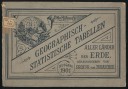 Otto Hübner's geographisch-statistische Tabellen aller Länder der Erde 1901.