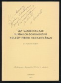 Egy újabb magyar Süssmilch-dokumentum Kölcsey Ferenc hagyatékában