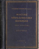 Fodor Oszkár-féle Magyar Közgazdasági Kompasz 1947-48. évre, XXIX. évf., I. kötet