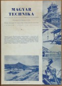 Magyar Technika - Műszaki és gazdaságtudományi folyóirat I. évfolyam 4. sz. 1946. augusztus