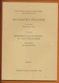 Matematika példatár VI. kötet. Differenciálgeometria és vektoranalízis
