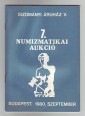 7. numizmatikai aukció 1980. szeptember