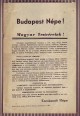 Budapest Népe!