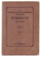 A Magyar Fotogrammetriai Társaság évkönyve 1932. évre