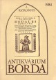 Borda Antikvárium 2. ajánlójegyzék
