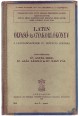 Latin olvasó- és gyakorlókönyv. Leánygimnáziumok IV. osztálya számára
