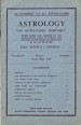 Astrology. The Astrologers' Quarterly. 39. volume