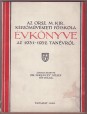 Az Orsz. M. Kir. Képzőművészeti Főiskola Évkönyve 1931-1932. tanévről