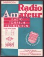 Radio Amateur. Radio tonfilm fernsehen 1932. August Jahrgang IX. Floge 8.