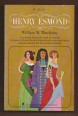 The History of Henry Esmond Esquire
